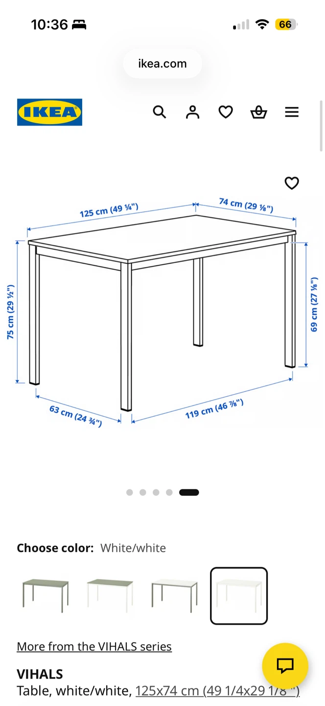 IKEA VIHALS Dining Table + 4 chairs - photo 3