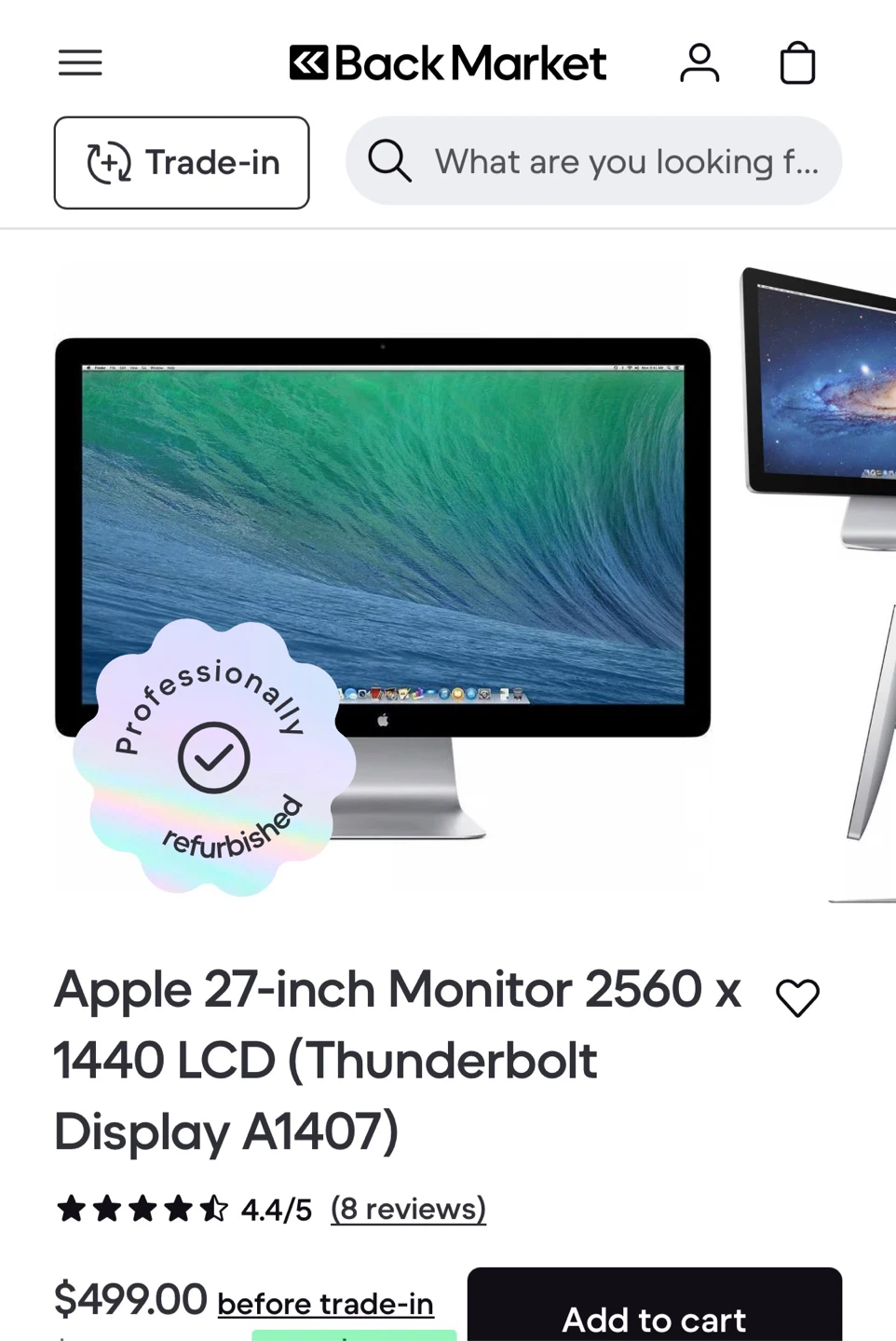 Apple 27-inch LED Cinema Display Monitor - photo 2