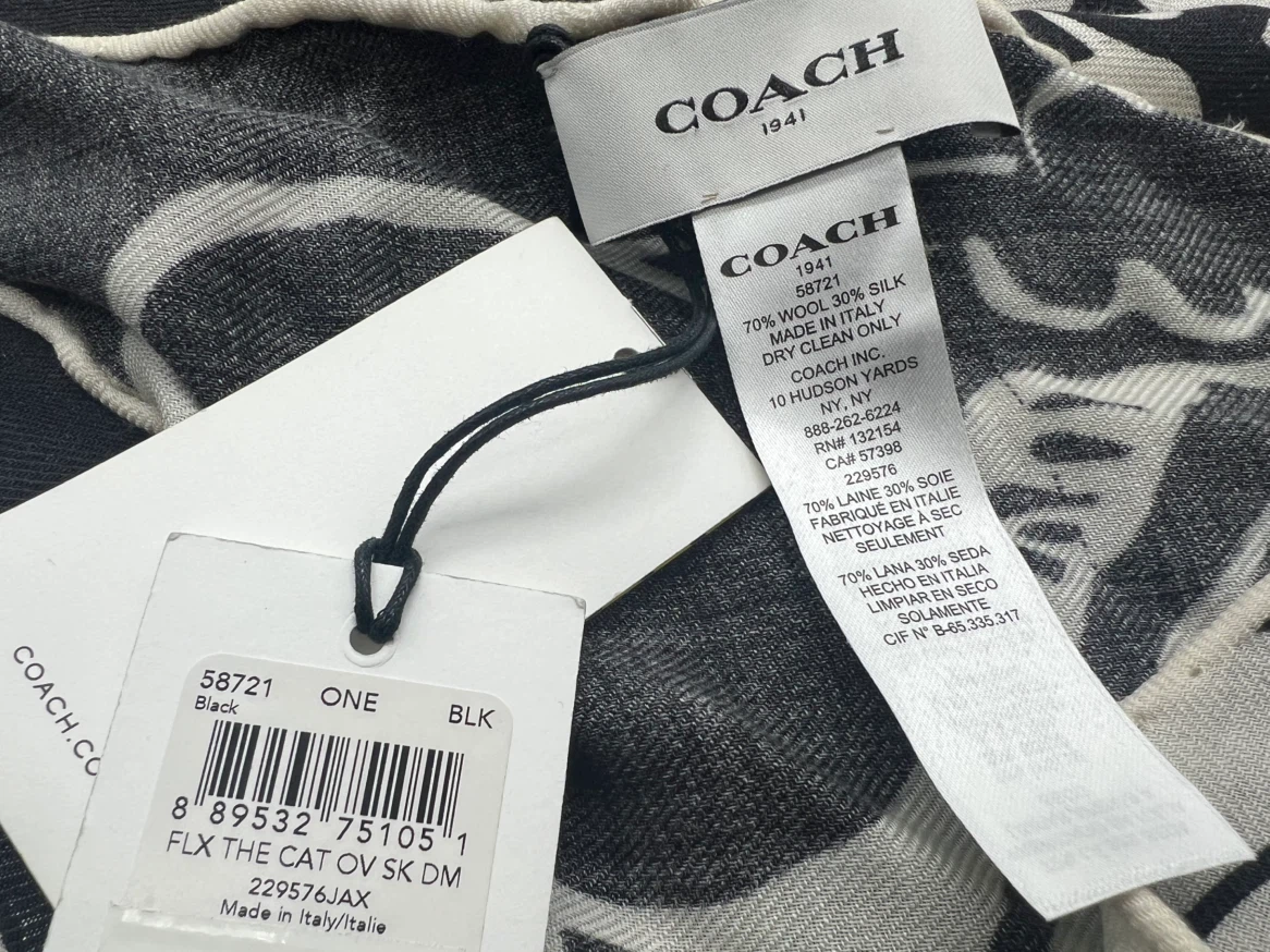 Coach x Felix The Cat Wool Blend Oversized Scarf - photo 4