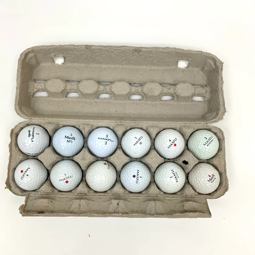 12 Maxfli Golf Balls Used Golf Ball Set Practice Playing Balls