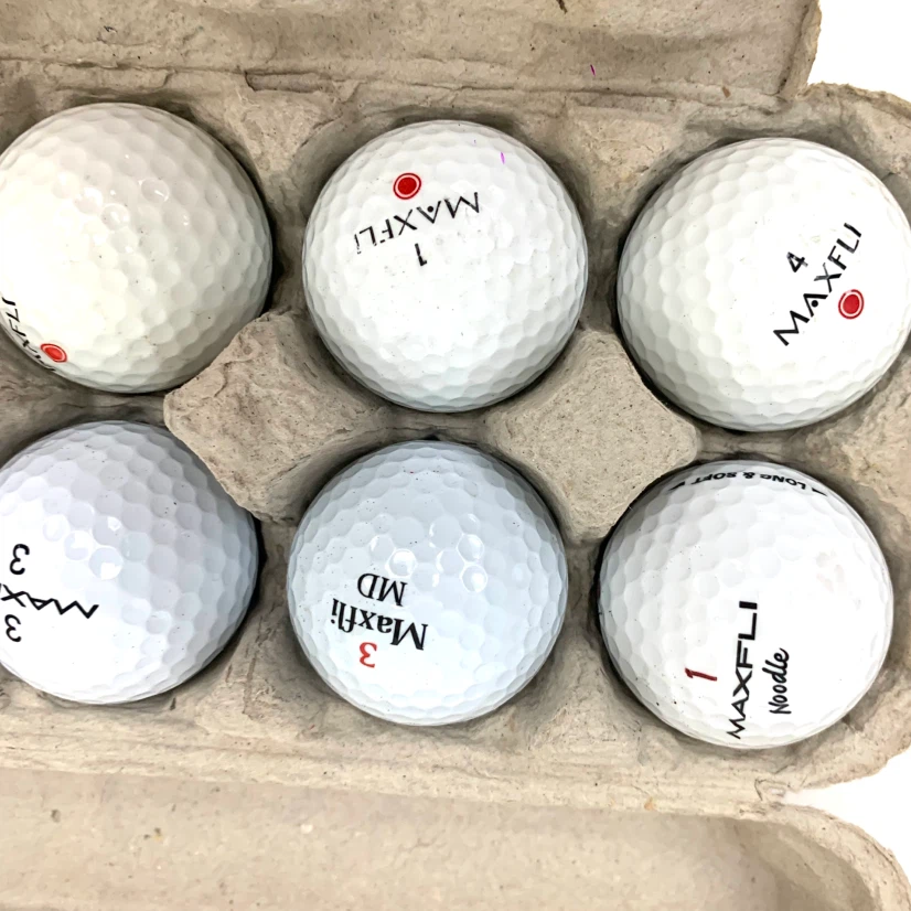 12 Maxfli Golf Balls Used Golf Ball Set Practice Playing Balls - photo 2