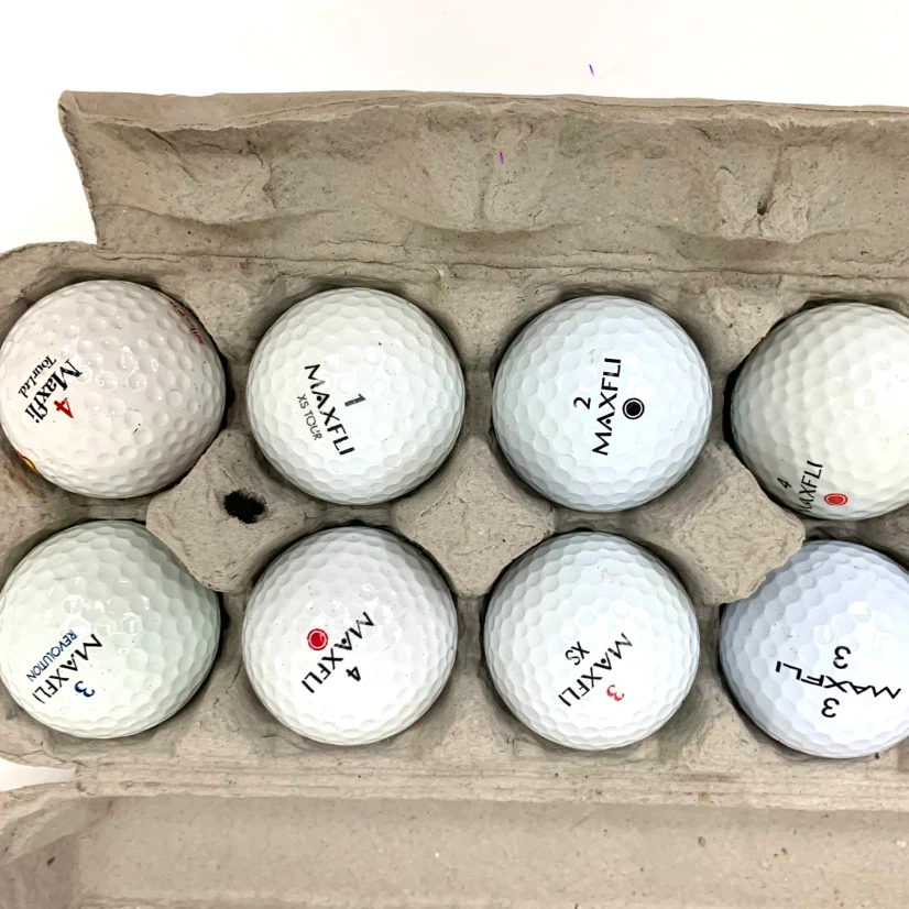 12 Maxfli Golf Balls Used Golf Ball Set Practice Playing Balls - photo 3