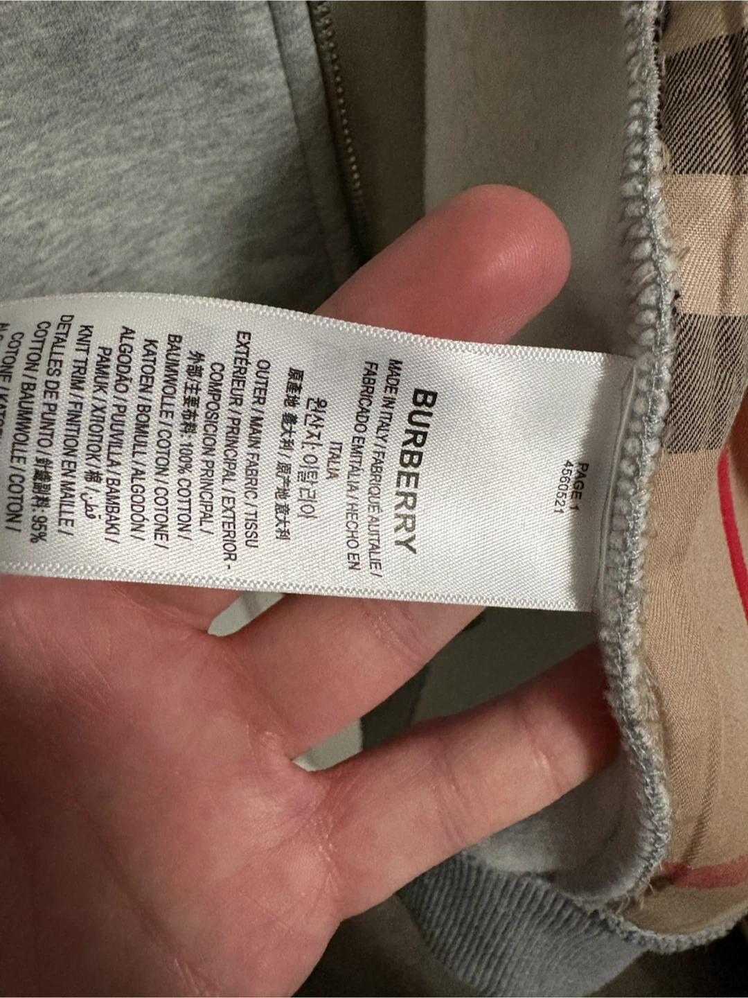 Burberry zip up - photo 4