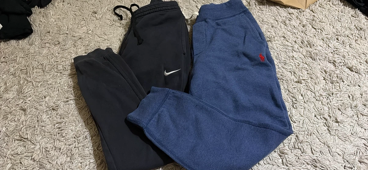 Nike and Polo Ralph Lauren Sweatpants (Size S) - photo 2
