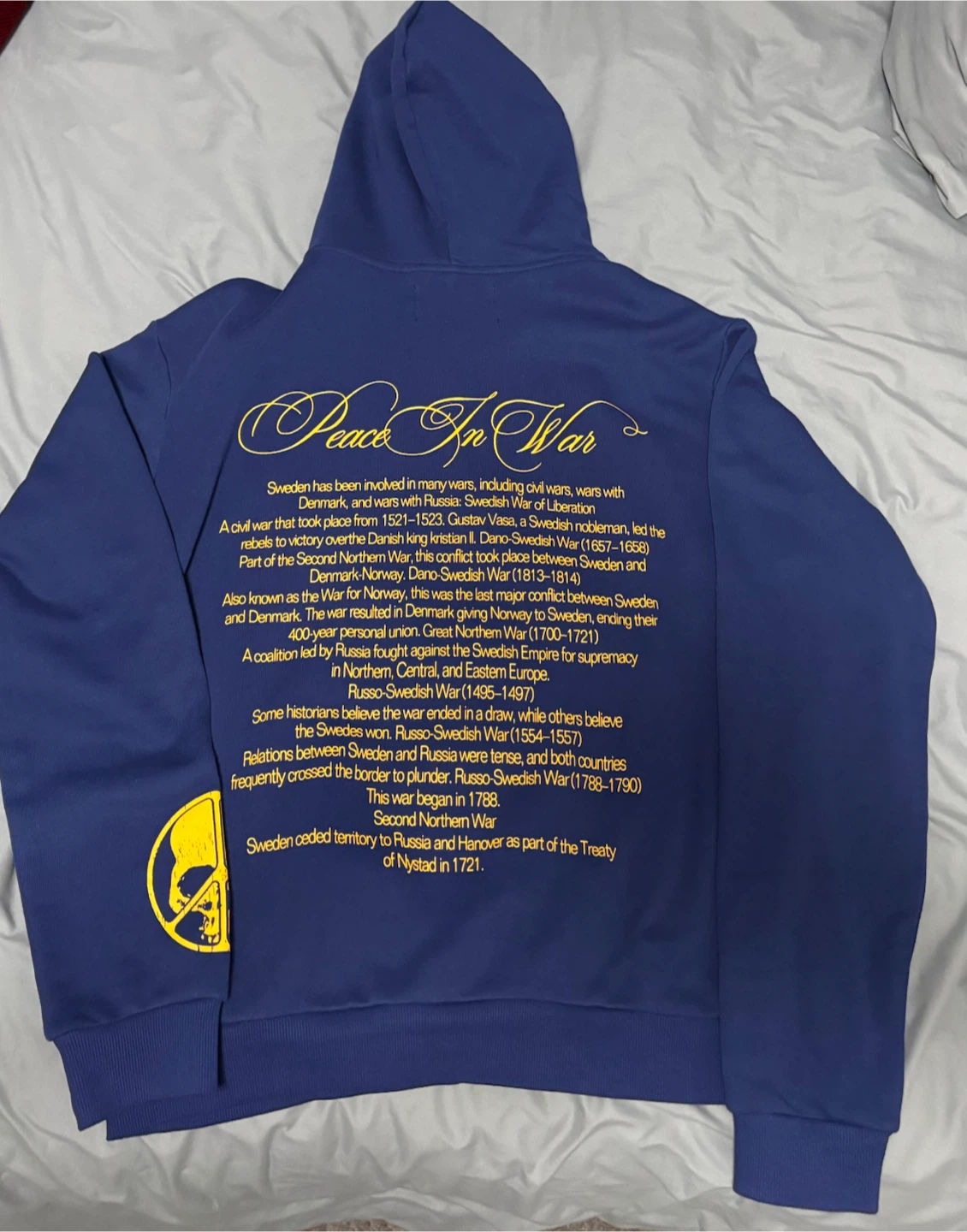Peaceinwar hoodie - photo 2