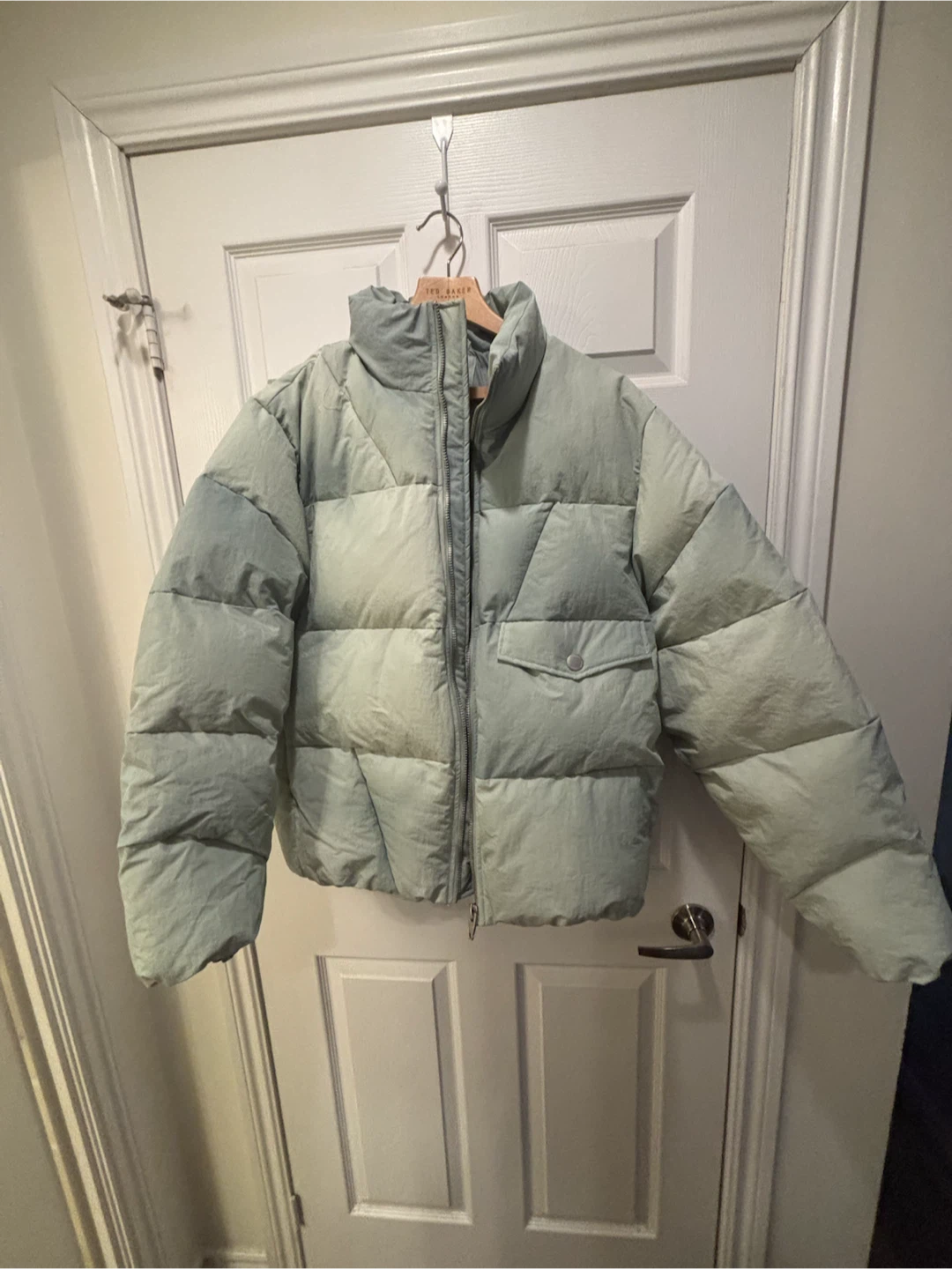 Puffer Jacket Giant Green Large - extra puffy