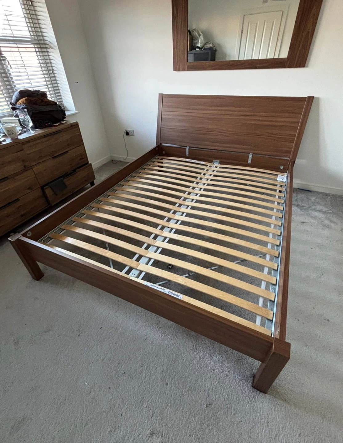 IKEA Brown Queen bed frame