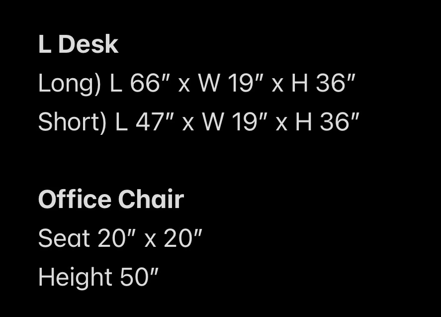 Spacious L Desk with grey wood finish and black frame - photo 4