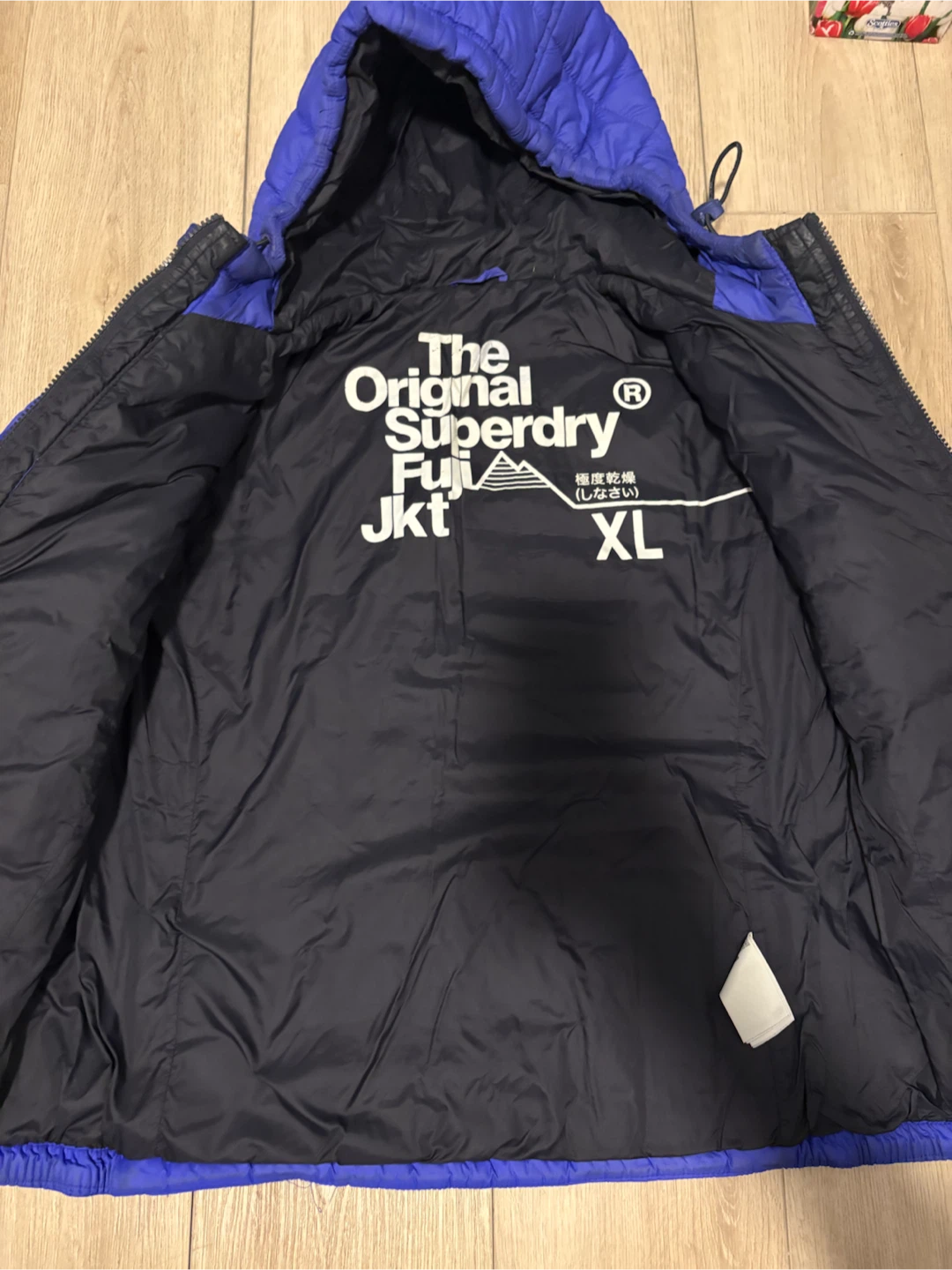Superdry Fuji Puffer Jacket - Royal Blue - photo 3