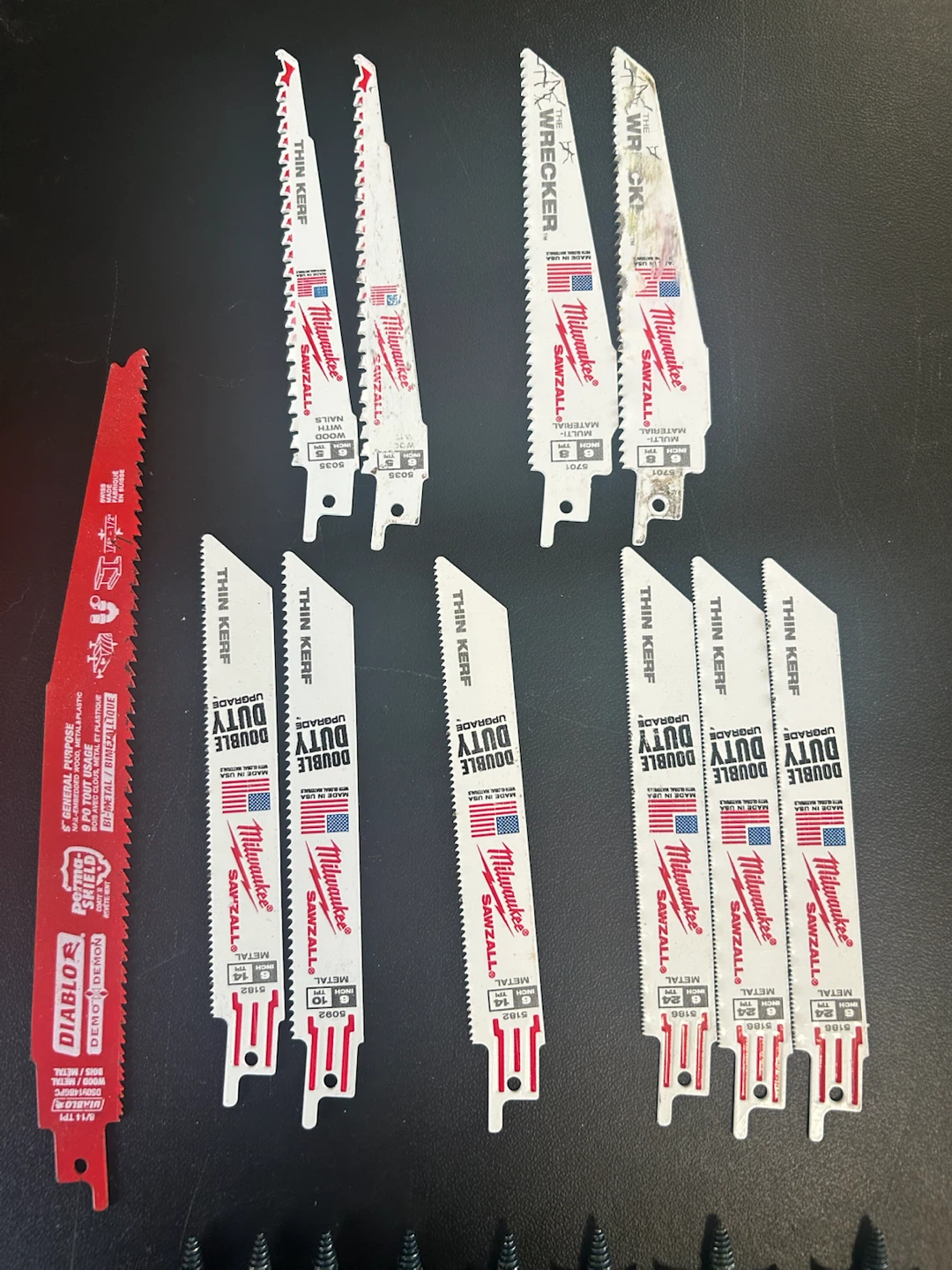Milwaukee Sawzall Blades and Bosch Daredevil Spade Bit Set - photo 4