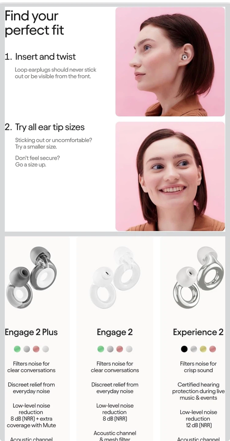 Loop Engage 2 Plus Earplugs - Dusk - photo 2