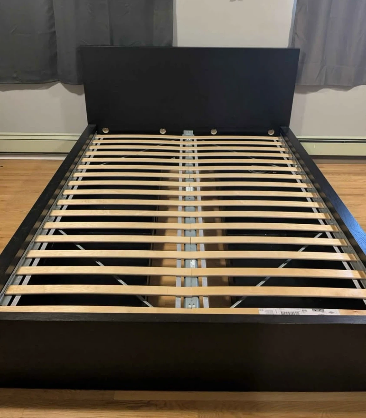 IKEA MALM Queen bed with 4 drawers black brown