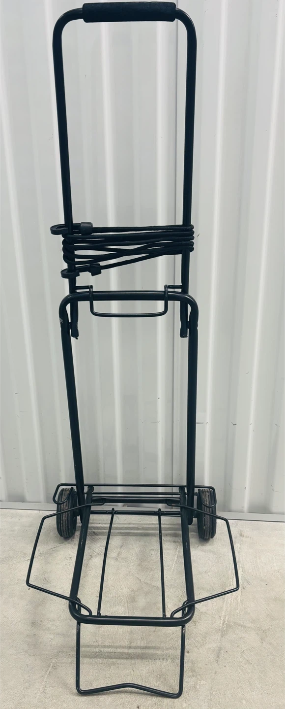 Black Folding Luggage Cart Dolly - photo 2