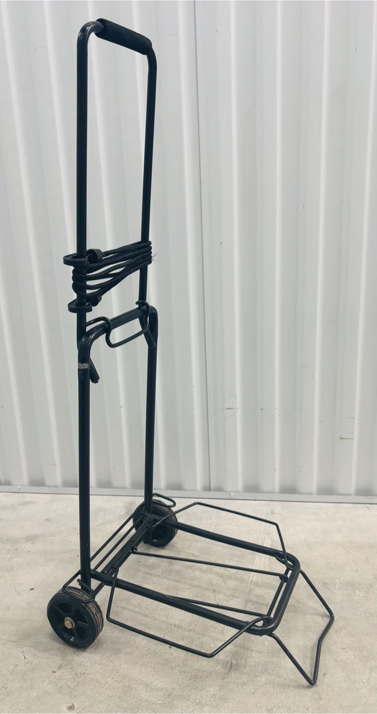 Black Folding Luggage Cart Dolly