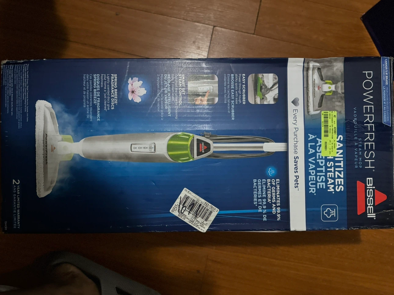 Title: Bissell PowerFresh Steam Mop - Brand New