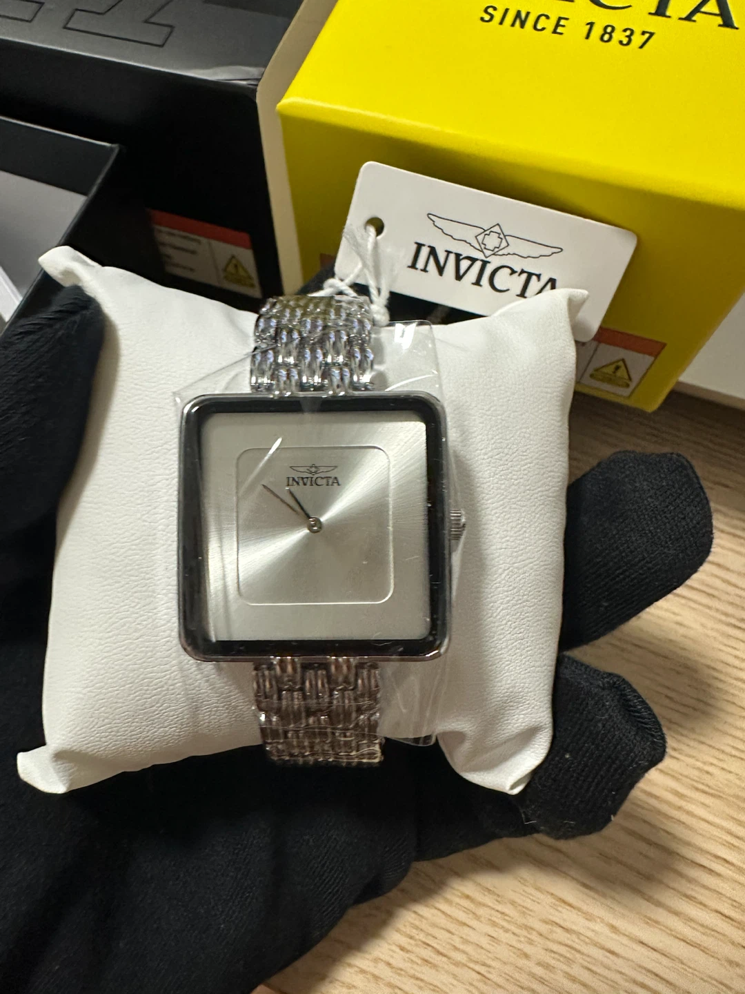 Invicta Celestial Women’s Silver Square Watch 32mm Quartz