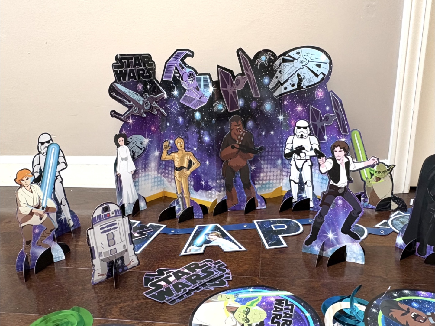 Star Wars Birthday Party Decor Set - photo 2