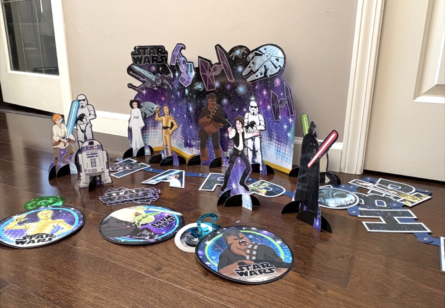Star Wars Birthday Party Decor Set