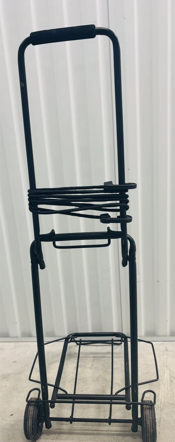 Black Folding Luggage Cart Dolly - photo 3