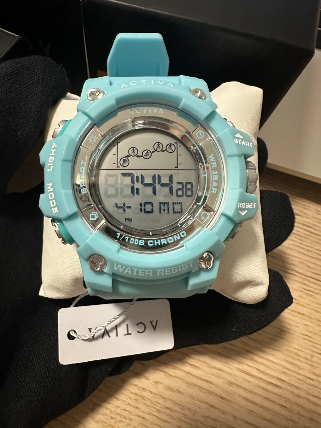 Activa x Invicta 50mm Light Blue Digital Unisex Watch