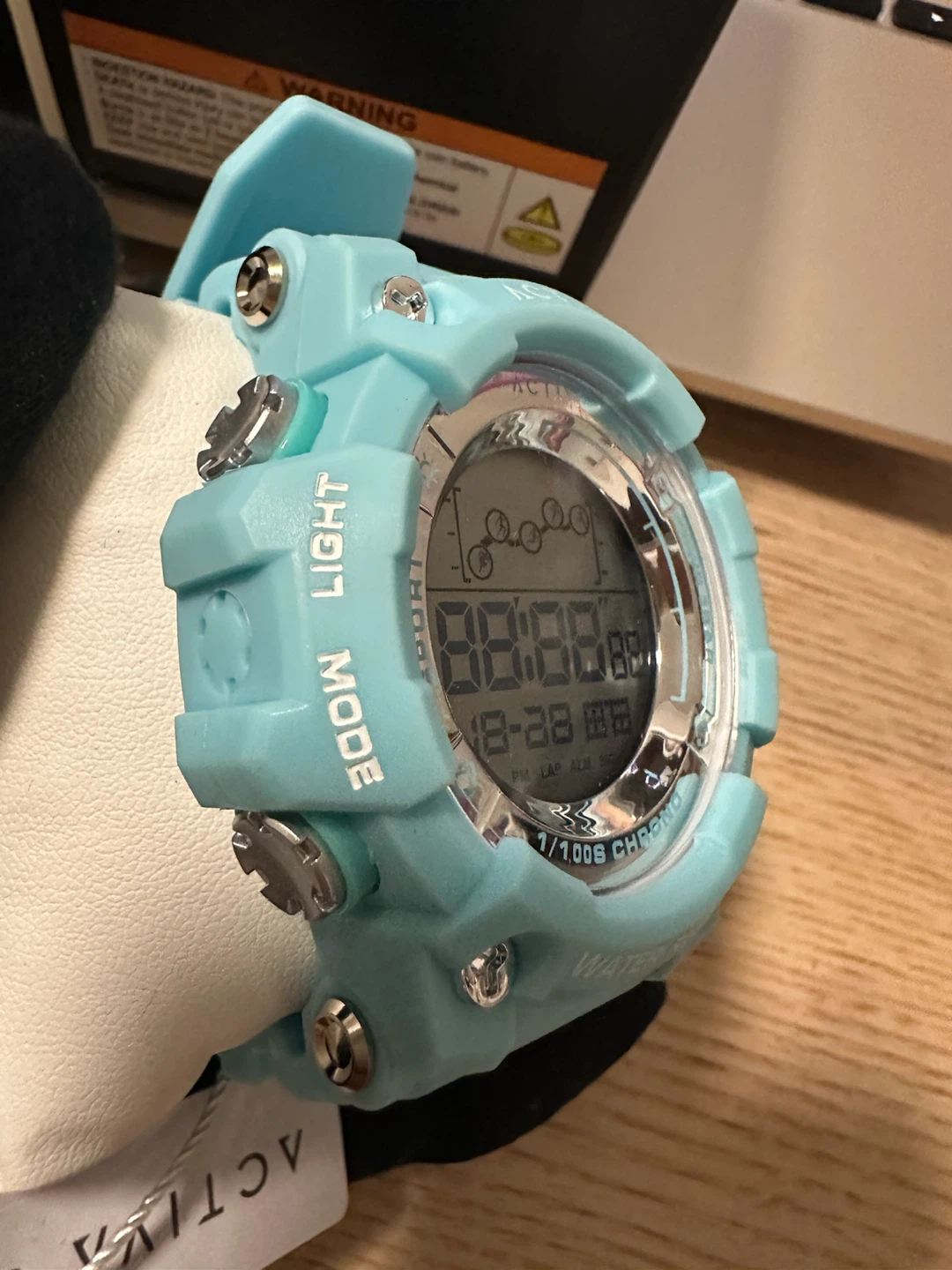 Activa x Invicta 50mm Light Blue Digital Unisex Watch - photo 3