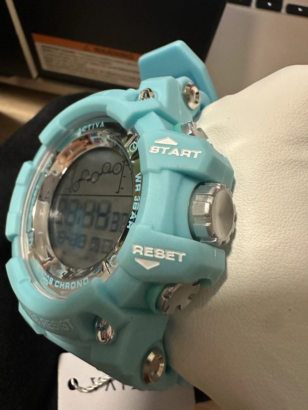 Activa x Invicta 50mm Light Blue Digital Unisex Watch - photo 4