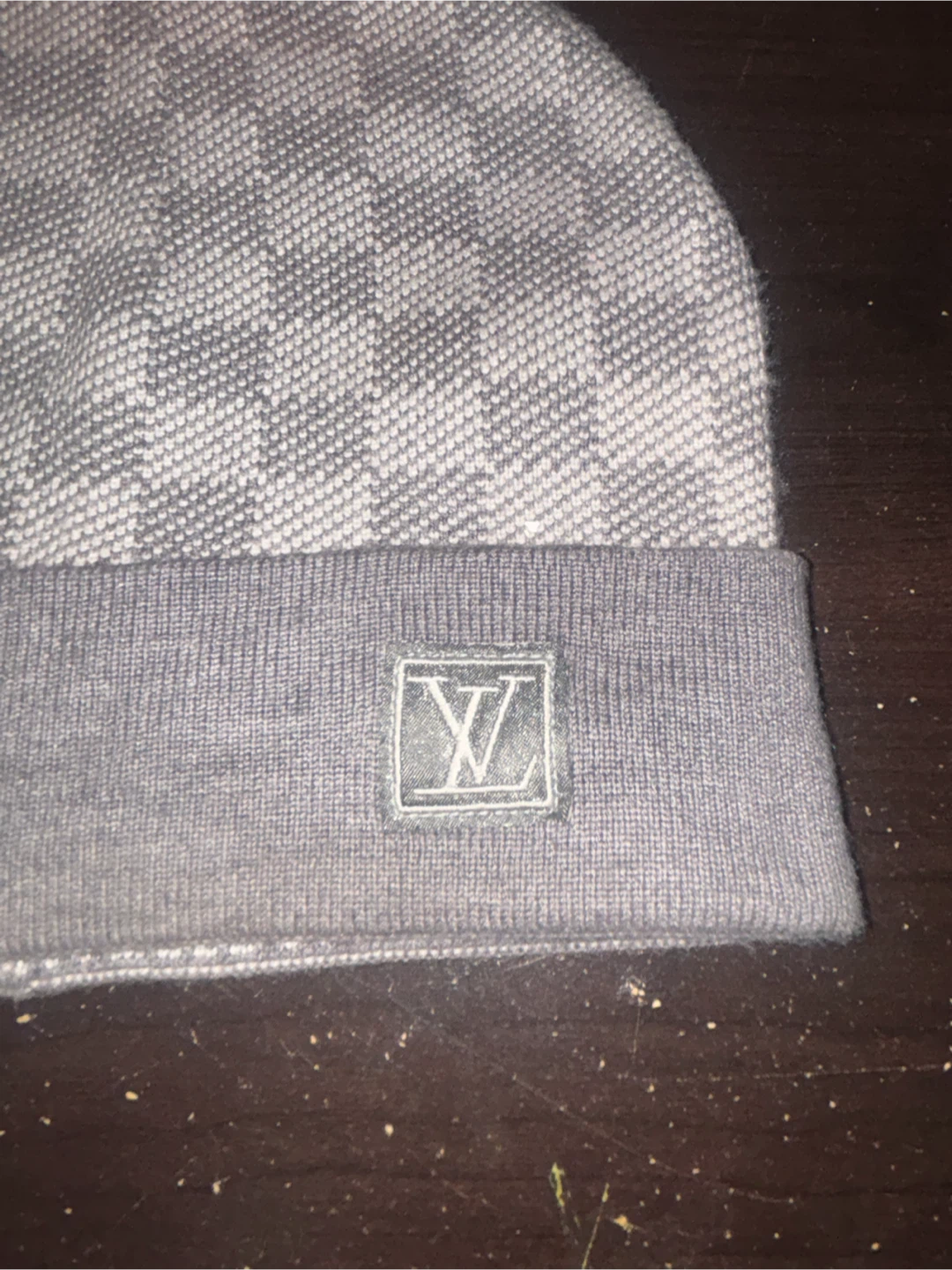 Louis Vuitton Beanie Hat - Gray Checkerboard - photo 2