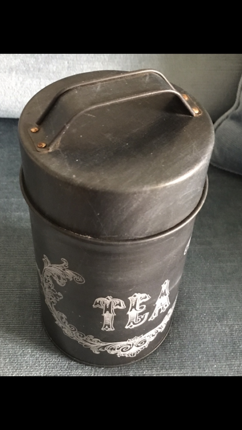 Tea Tin/Canister- Metal, Vintage Look ✨+FREE TEA - photo 2