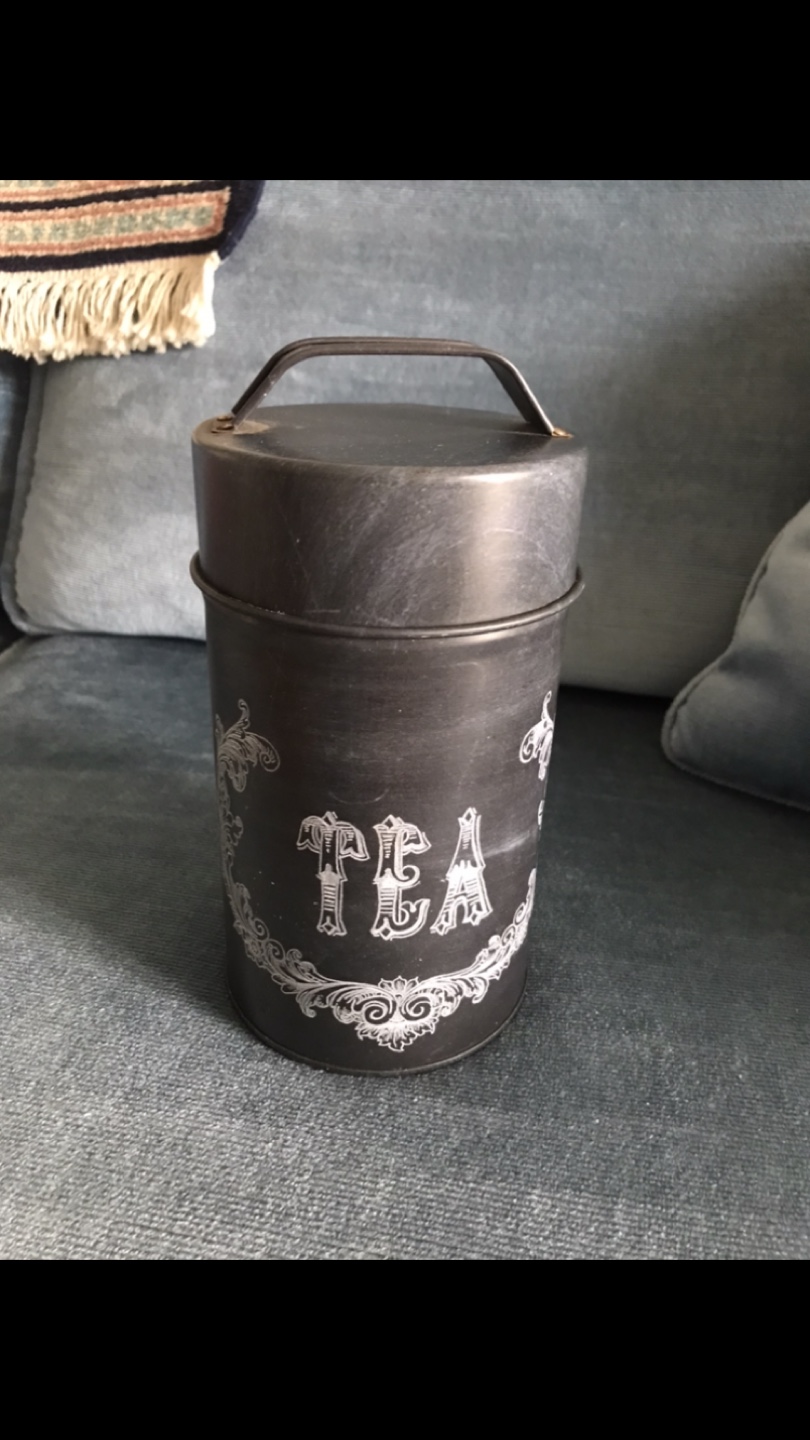 Tea Tin/Canister- Metal, Vintage Look ✨+FREE TEA - photo 5