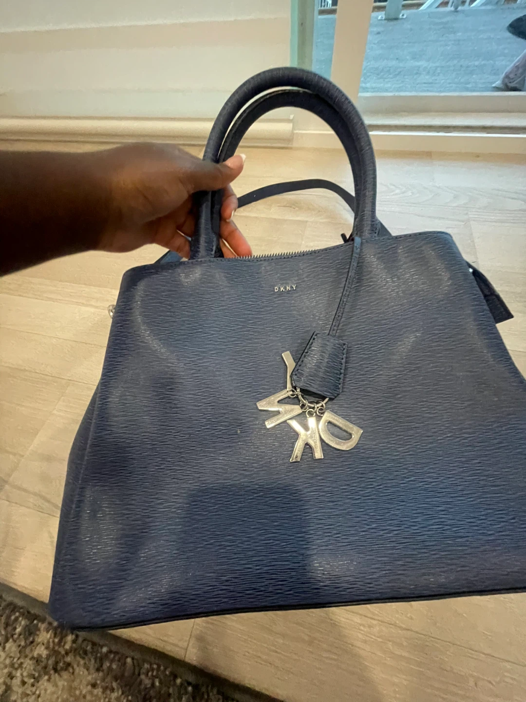 DKNY Blue Tote Handbag - photo 2