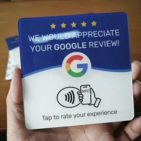 Google Review NFC Tap Sign