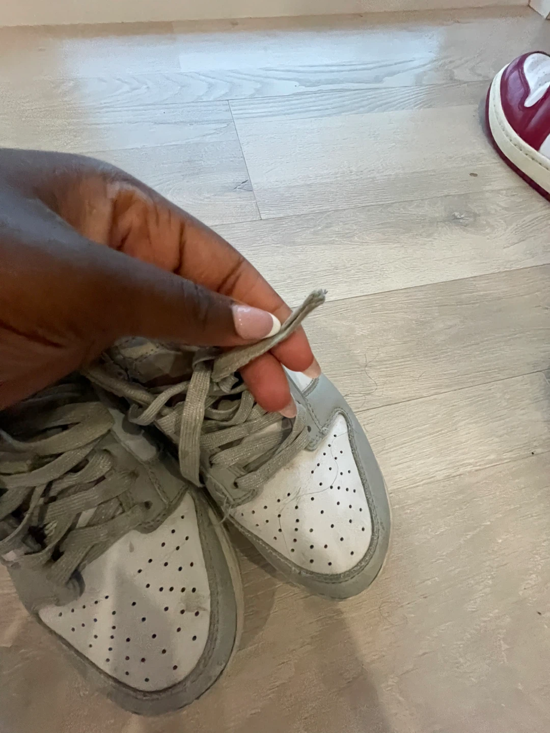 Nike Dunk Low Grey White Sneakers