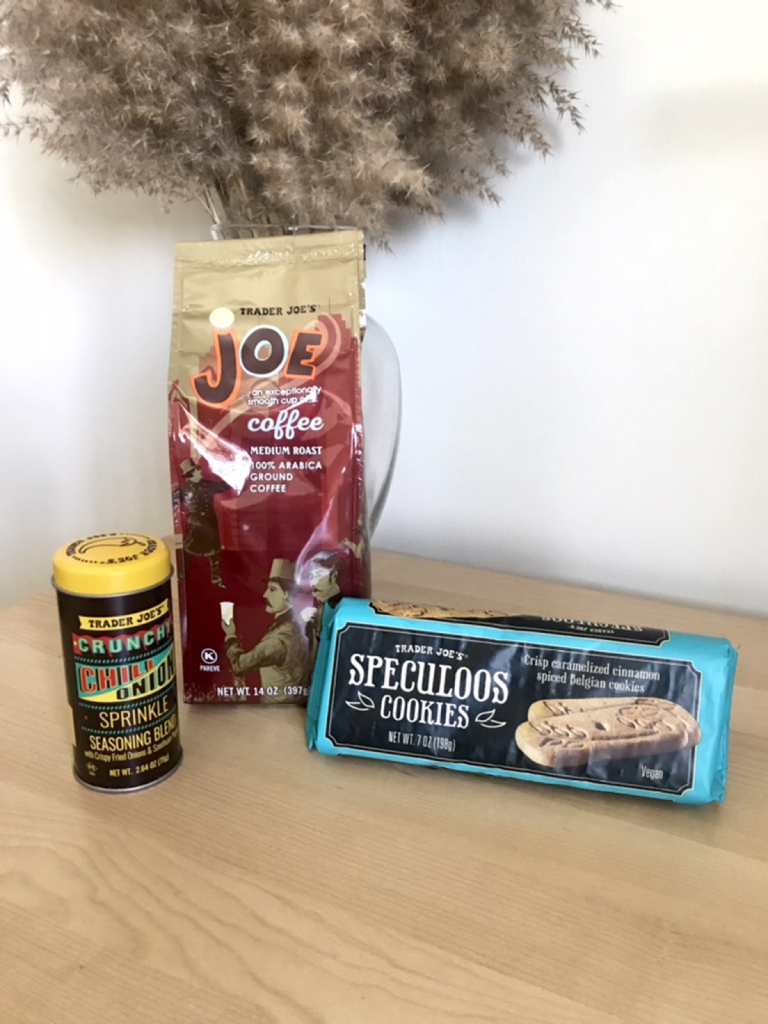 Trader Joe BUNDLE: Seasoning Blend, Coffee, Belgian VeganCookies