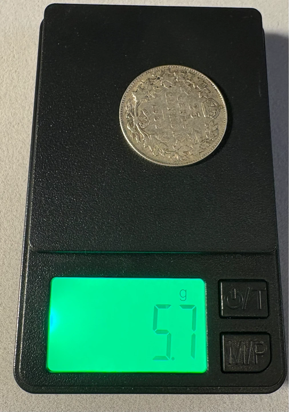 1932 Canadian Silver 25 Cents - photo 3