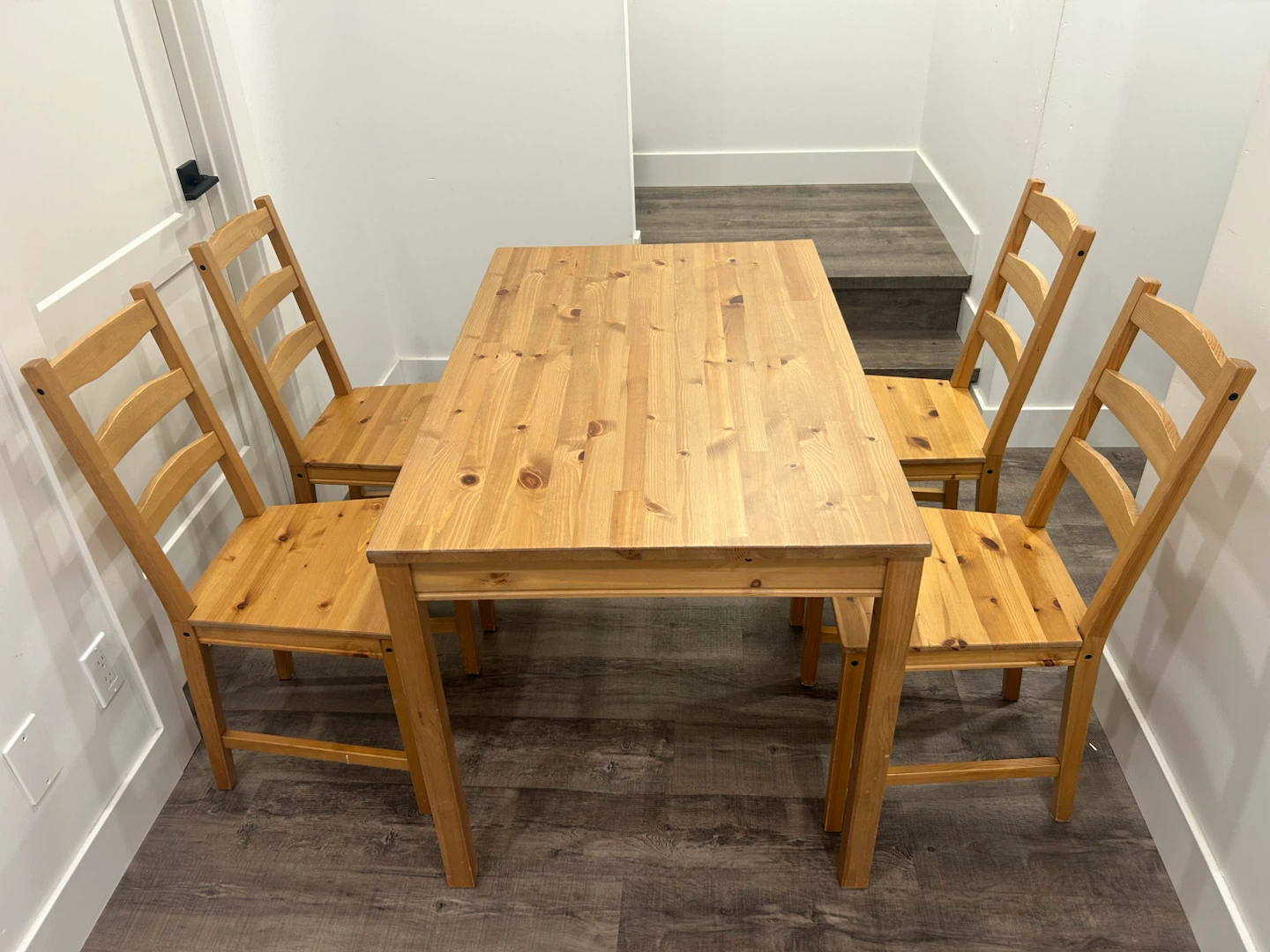 IKEA Dining table with 4 chairs