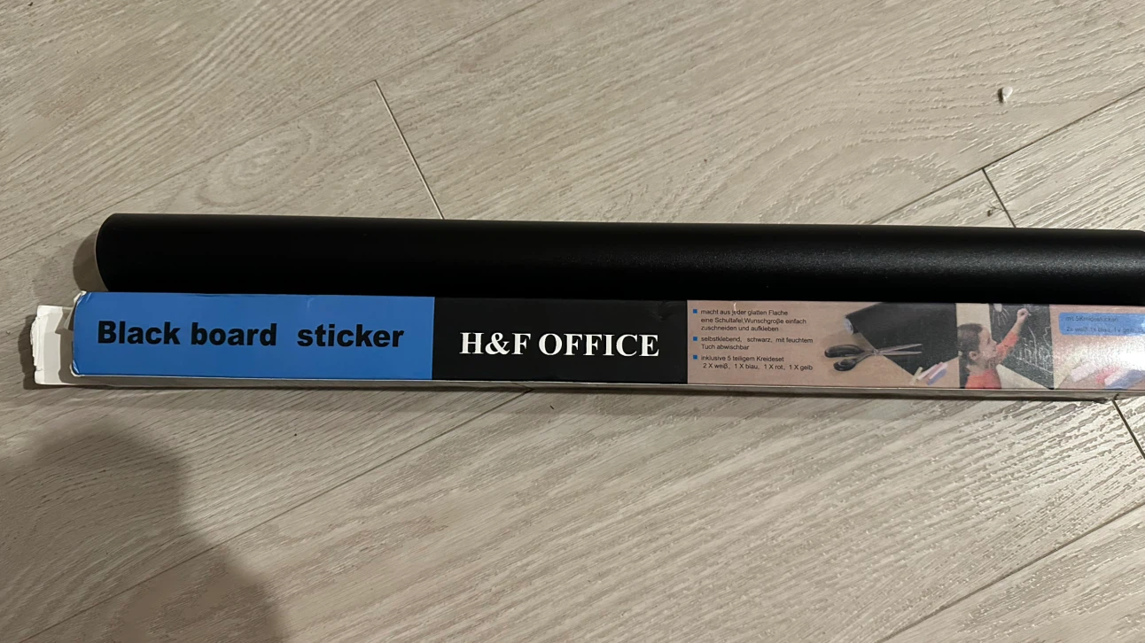 H&F OFFICE Black Board Sticker