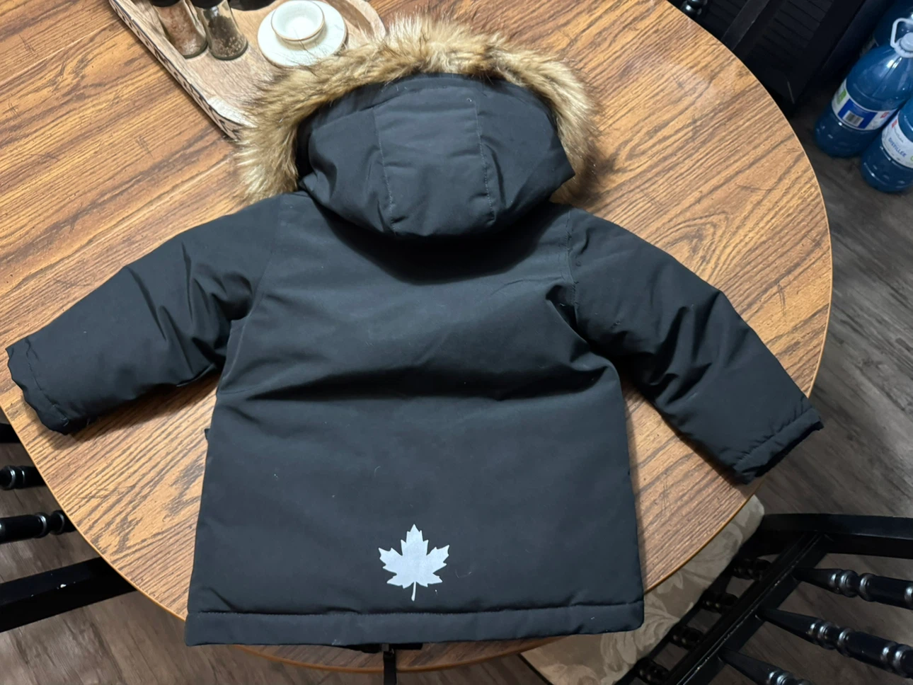 Canadiana Black Winter Parka Jacket - photo 2