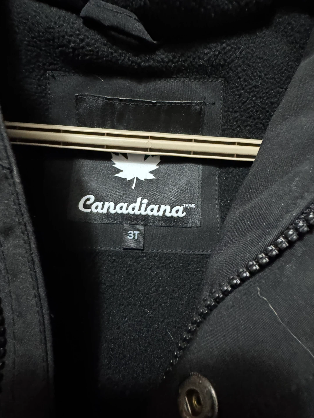 Canadiana Black Winter Parka Jacket - photo 3