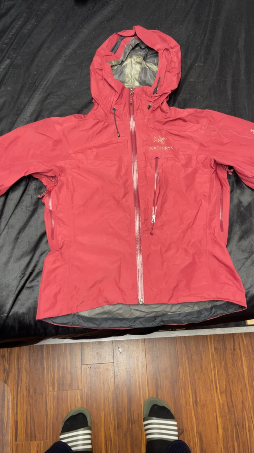 Arc'teryx Women's Red Waterproof Jacket