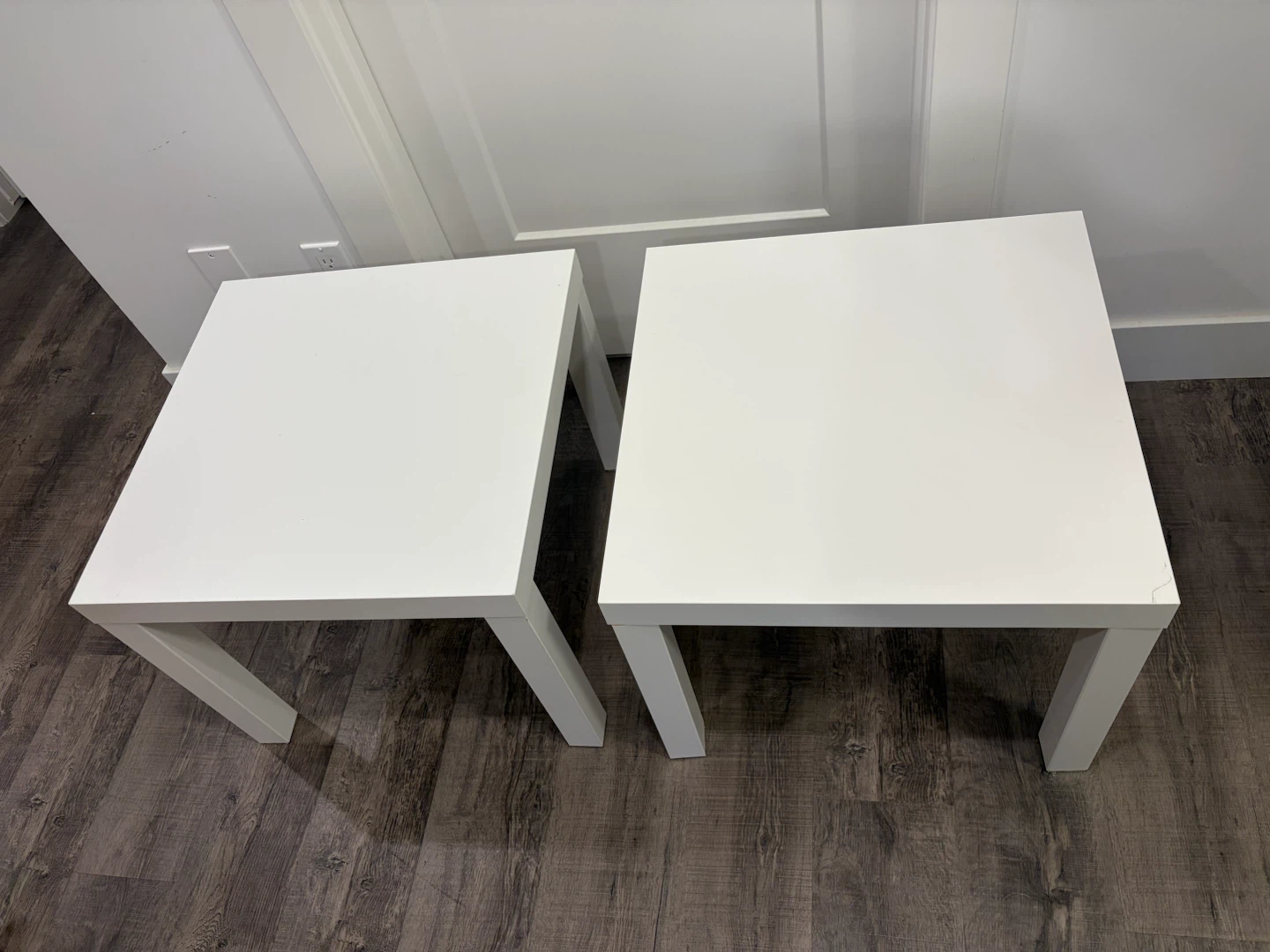 pair of IKEA LACK side tables for $10 - photo 2
