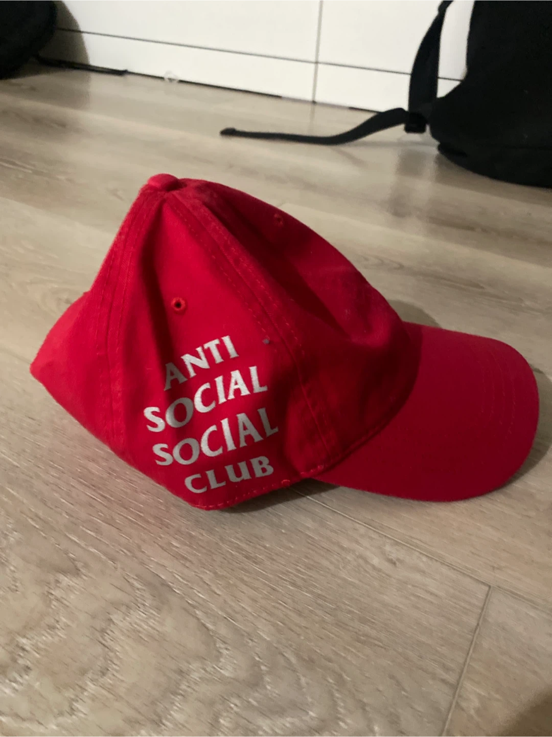 Red assc cap