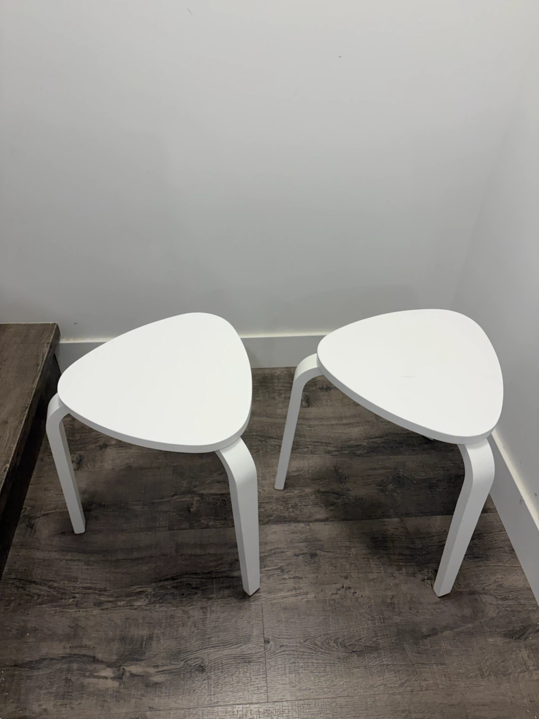 pair of IKEA stools for $20