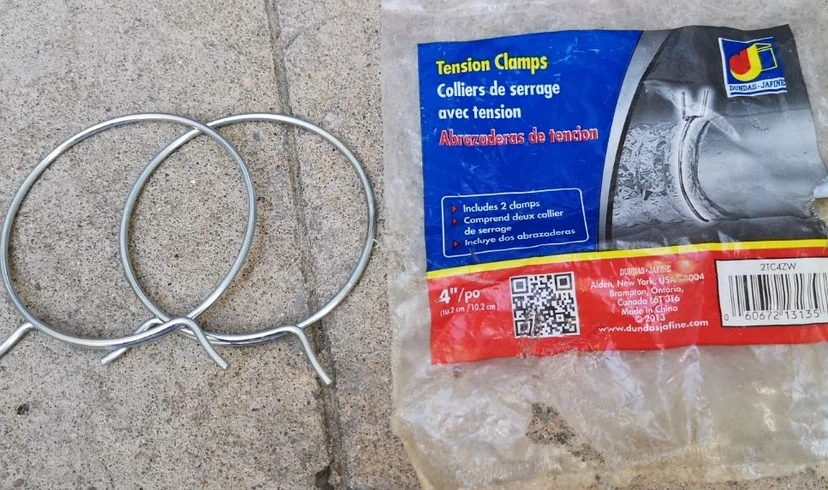 Dundas Jafine Tension Clamps - 4 inch