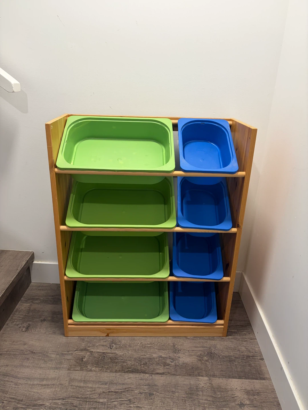 IKEA toy storage with all bins and lids - photo 2