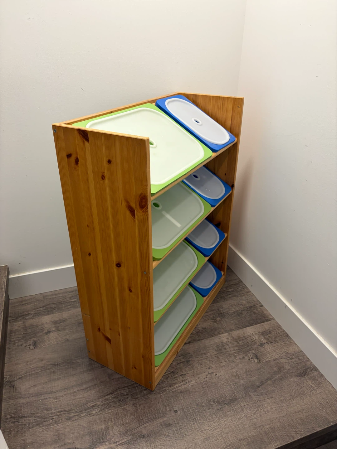 IKEA toy storage with all bins and lids - photo 3