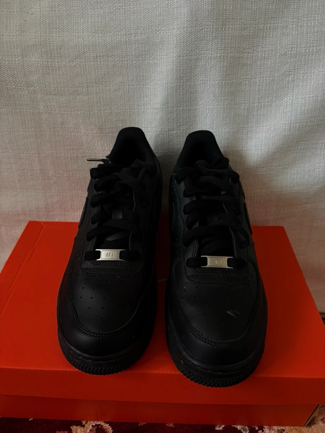 Nike Air Force 1 Low All Black Sneakers - photo 3