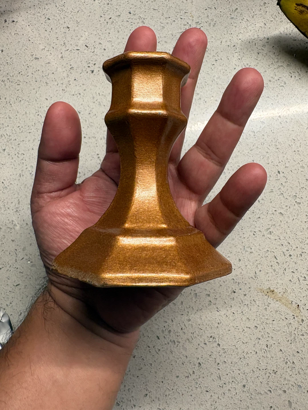 Gold Candlestick Holder