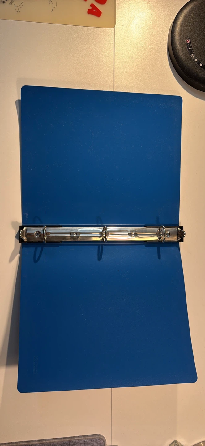 Blue 3-Ring Binder