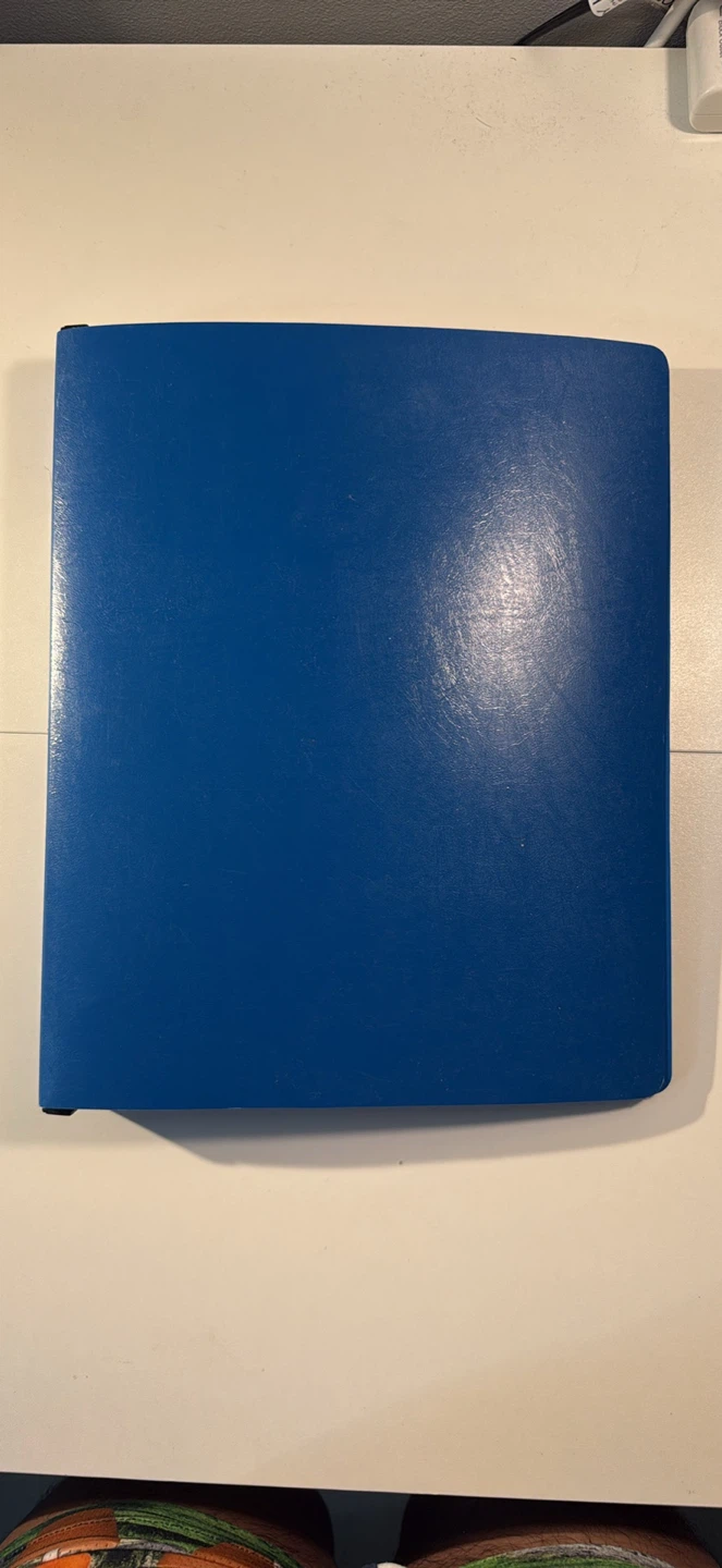 Blue 3-Ring Binder - photo 2