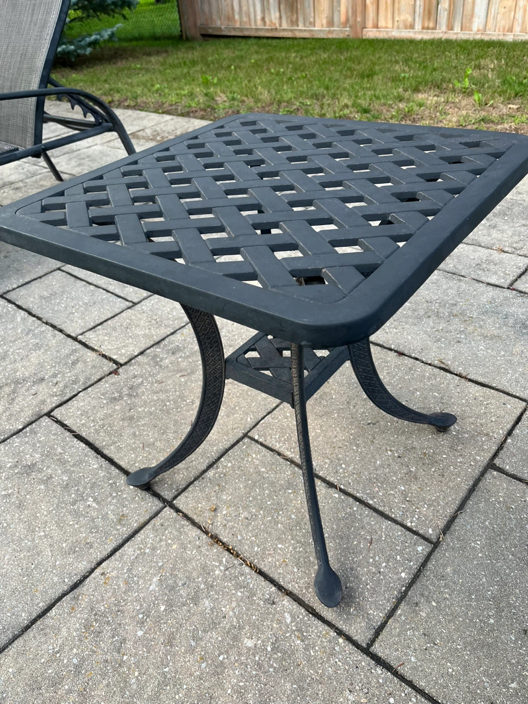 Outdoor Aluminum Side Table